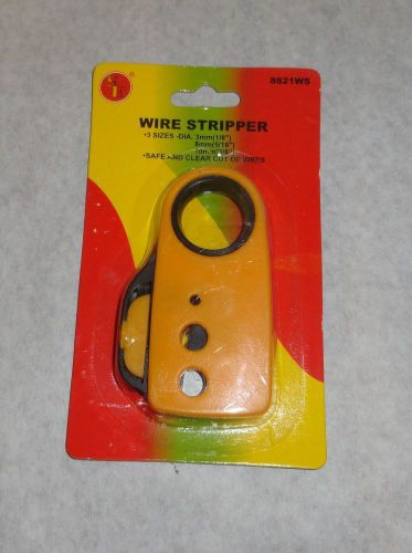 Wire Strippers for 3 Sizes of Wire, 1/8&#034; (3mm), 5/16&#034; (8mm), 3/8&#034; (10mm)