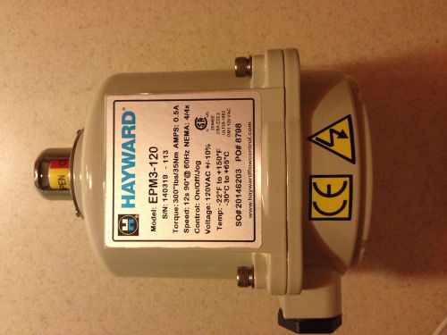 HAYWARD EPM3-120 Elec Act,300 in.-lb.,On-Off,120VAC