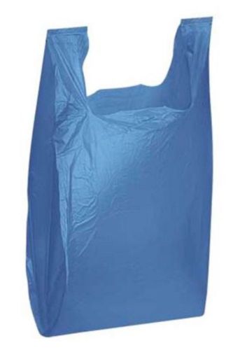 100 8&#034;X5&#034;X16&#034; Blue T-shirt Merchandise Bags
