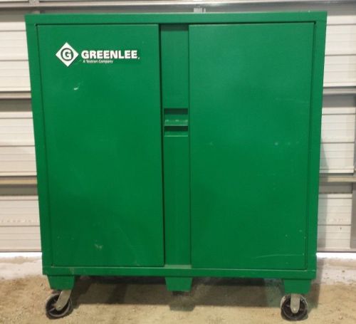 Greenlee 5760TD Two Door Storage Cabinet w/Shelves 30&#034; Deep 56&#034; H 60&#034; Wide