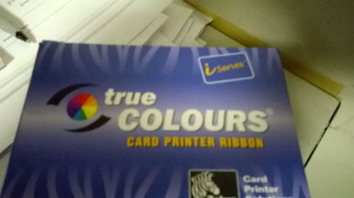 ZEBRA TRUE COLOURS CARD PRINTER RIBBON # 800015-448