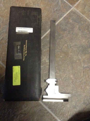BROWN &amp; SHARPE VERNIER HEIGHT GAUGE #585 IN ORIGINAL CASE 12 inch