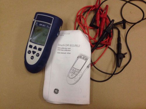 Druck DPI 811 RTD/ Loop Calibrator with Cables and Manual