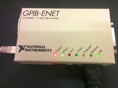 National Instruments GPIB-ENET RJ-45 Ethernet to IEEE 488 Controller 181950M-31
