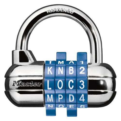 Master lock resettable combination lock-#1534d for sale