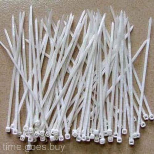 Durable nylon cable ties 2*150mm home office kit zip trim wire wrap loop kit x50 for sale