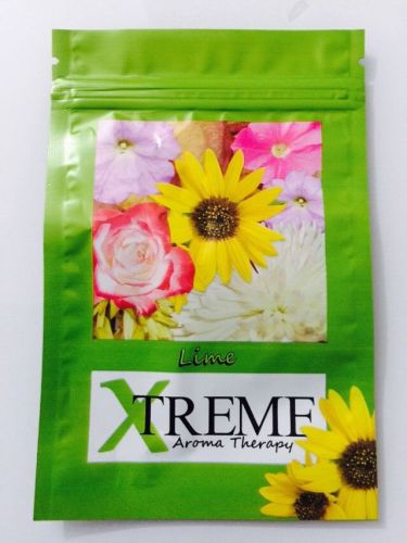 100 xtreme lime 10g size empty** mylar ziplock bags (good for crafts jewelry) for sale