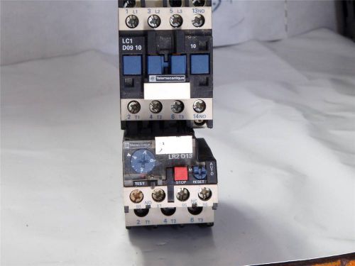 Telemecanique IEC starter, 9A, 120V coil, Overload 4-6 Amp LC1D0910 and LR2D1310