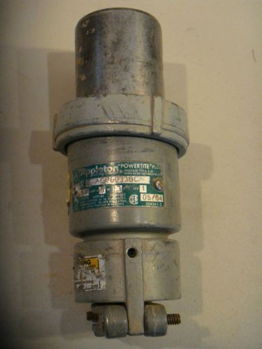 Appleton powertite plug  acp6033bc 30 amp for sale
