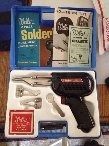 New 1958 weller d550 heavy-duty 240/325 watt dual-heat soldering gun new for sale