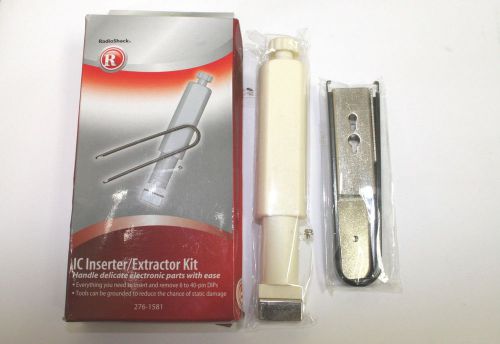 Radioshack 276-1581 6 to 40-pin dips ic inserter extractor kit for sale