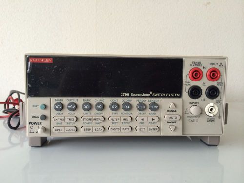 New KEITHLEY 2790 SOURCEMETER  with 7752 Low Volt Source Switch Module. Warranty