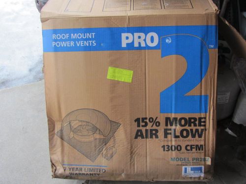 Power attic ventilator ~ 1300 cfm ~ pro 2 roof mount power vent - new for sale