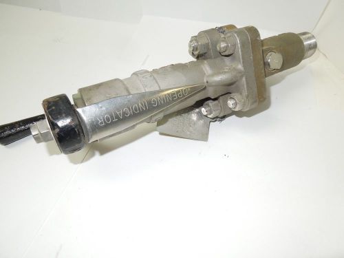 Strahman sv700-g tank bottom valve 3/4&#034; fnpt x 3/4&#034; mnpt w/ indicator  &lt;021h3 for sale