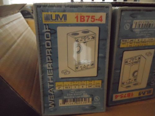 UMI -weather proof -cast aluminum- electrical junction box 2-3/4 x 4-1/2 - QTY20