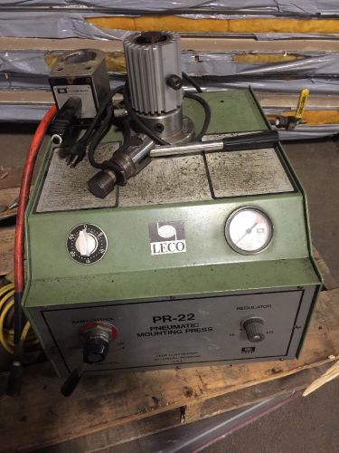 Leco pR-22 Pneumatic mounting press