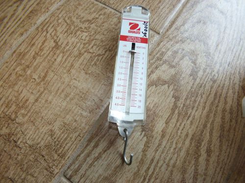 USED OHAUS 8004-MA Pull Type Spring Scale, 2000g/72oz Capacity, 50g/2oz