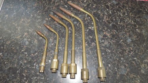 Lot of 6 Pieces Welding Tools Assorted Heating Tips Torches EWO