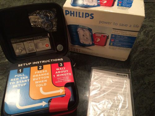 Philips heartstart home defibrillator  - never used with new battery for sale