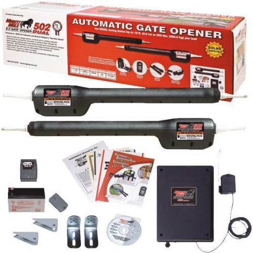 Mighty mule heavy-duty dual electric gate opener for dual swing gates for sale