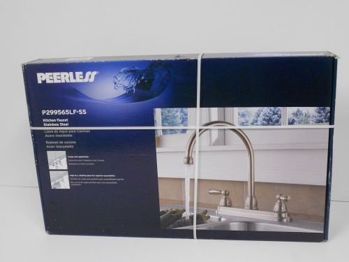 Peerless P299565LF-SS Apex Two Handle Kitchen Faucet, Stainless New unopened box