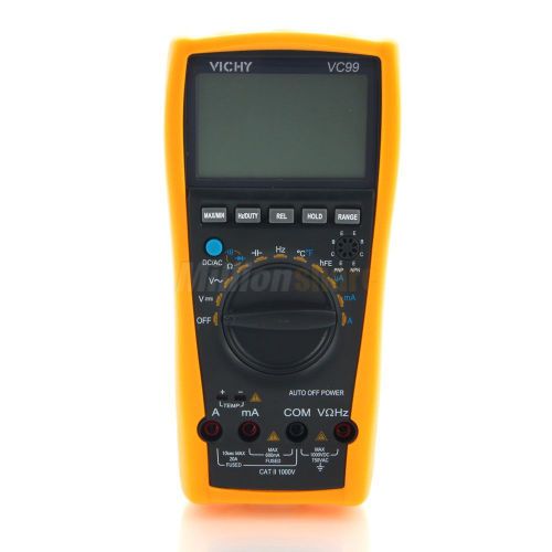 Vichy vc99 multi-use 3 5/6 digital multimeter with max 6000 display/auto range for sale