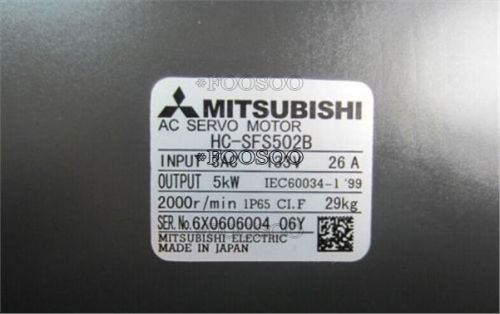 NEW Mitsubishi AC SERVO MOTOR HC-SFS502B HC-SFS502B