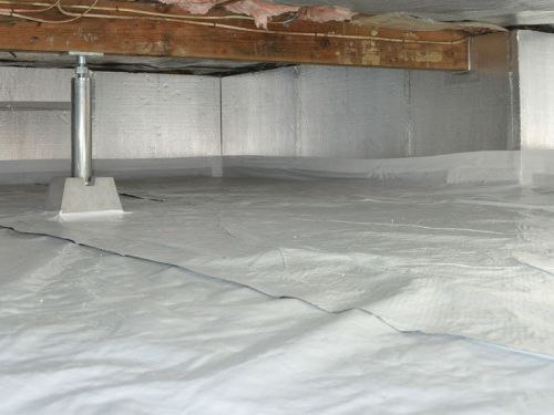 3000 sqft 1/4 inch waterproof reflective white crawlspace encapsulation barrier