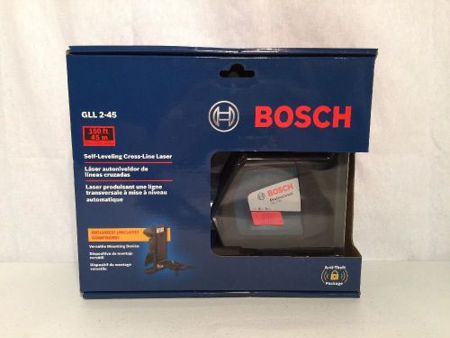 BOSCH PROFESSIONAL GLL 2-45  SELF-LEVELING ALIGNMENT LASER NEW