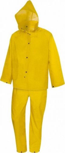 Pro Safe 3 Piece PVC on Poly .35mm Rainsuit Rain Suit Size  Large L NEW