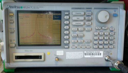 Anritsu MS2667C Spectrum Analyzer 9KHz - 30GHz w / Opt: 02