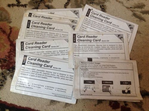 Ez card reader cleaning card - series 230 - lot of 11 for sale