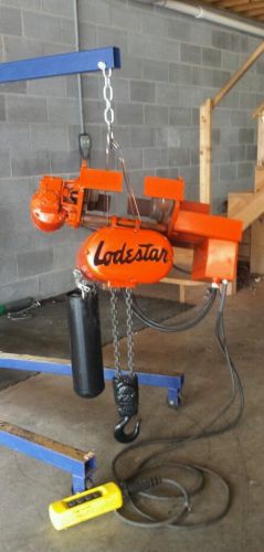 Cm lodestar 2 ton electric chain  hoist with motorized trolley for sale