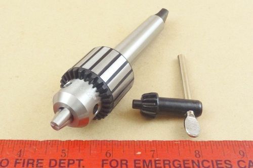 New genuine jacobs mt2 mount 0 - 3/8&#034; capacity tailstock drill chuck 4 lathe for sale
