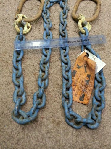 Gunnebo 3/8&#034; X 6&#039; chain sling with Crosby rings