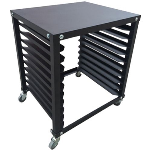 10 shelf - heavy duty shop cart &amp; silk screen rack for sale