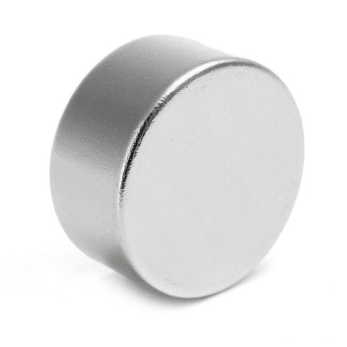 N52 grade neodymium strongest rare earth round disc magnet silver 20mm x 10mm for sale