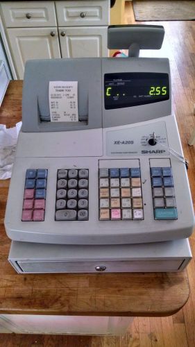 Sharp electronic cash register xe-a20s  works great for sale