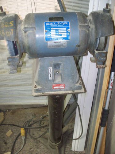 Baldor grinder 1/2 hp #500 very good condition cast iron base one  diamond wheel for sale