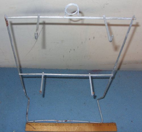 Small Counter Wire Display Rack with 4 Short Display Hooks WITH FREE SHIPPING