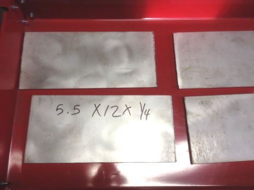(4)1/4&#034; .250 THICK SS304 - 316 sst STAINLESS STEEL rectangle
