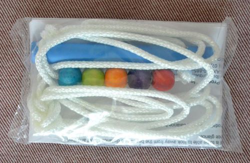 New Brock String Vision Therapy 5 Colored Beads Loop Handle 6 Feet Instructions