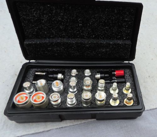 POMONA ELECTRONICS UNIVERSAL COAXIAL ADAPTER RX CONNECTOR KIT  5698 22 PIECES