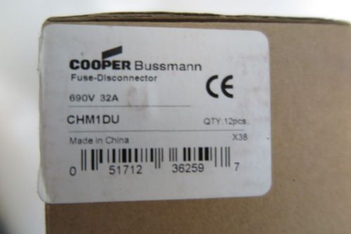 (12)cooper bussmann compact modular fuse holder CHM1DU