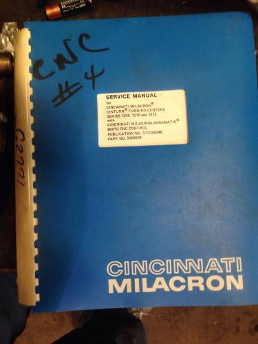 Cincinnati Milacron 850 TC Service Manual