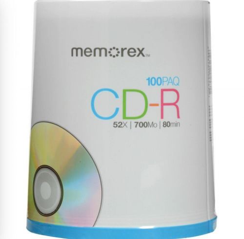 Memorex™ 100/Pack 700MB CD-R, Spindle