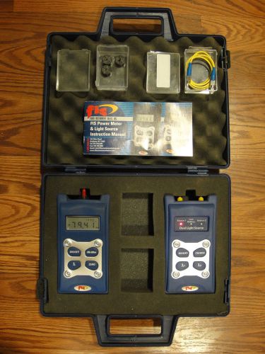 Fis test set kit - power meter model f18513hr4 and light source model 9055-0000 for sale