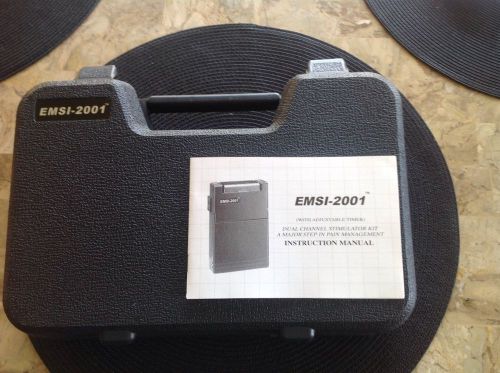 EMSI-2001 Adjustable Timer - Dual Channel Stimulator Kit Pain Management