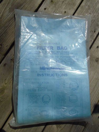 (10) Hako Minuteman 760598PKG Disposable Filter Bag