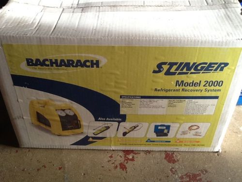 Bacharach stinger model 2000 refrigerant recovery unit for sale